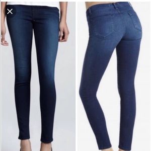 J Brand Avalon skinny jeans with knee rip